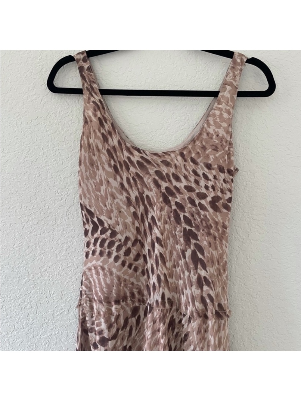 Vintage‎ Jones NY Layered Tiered Slip Maxi Dress Size 4 - Picture 4 of 10